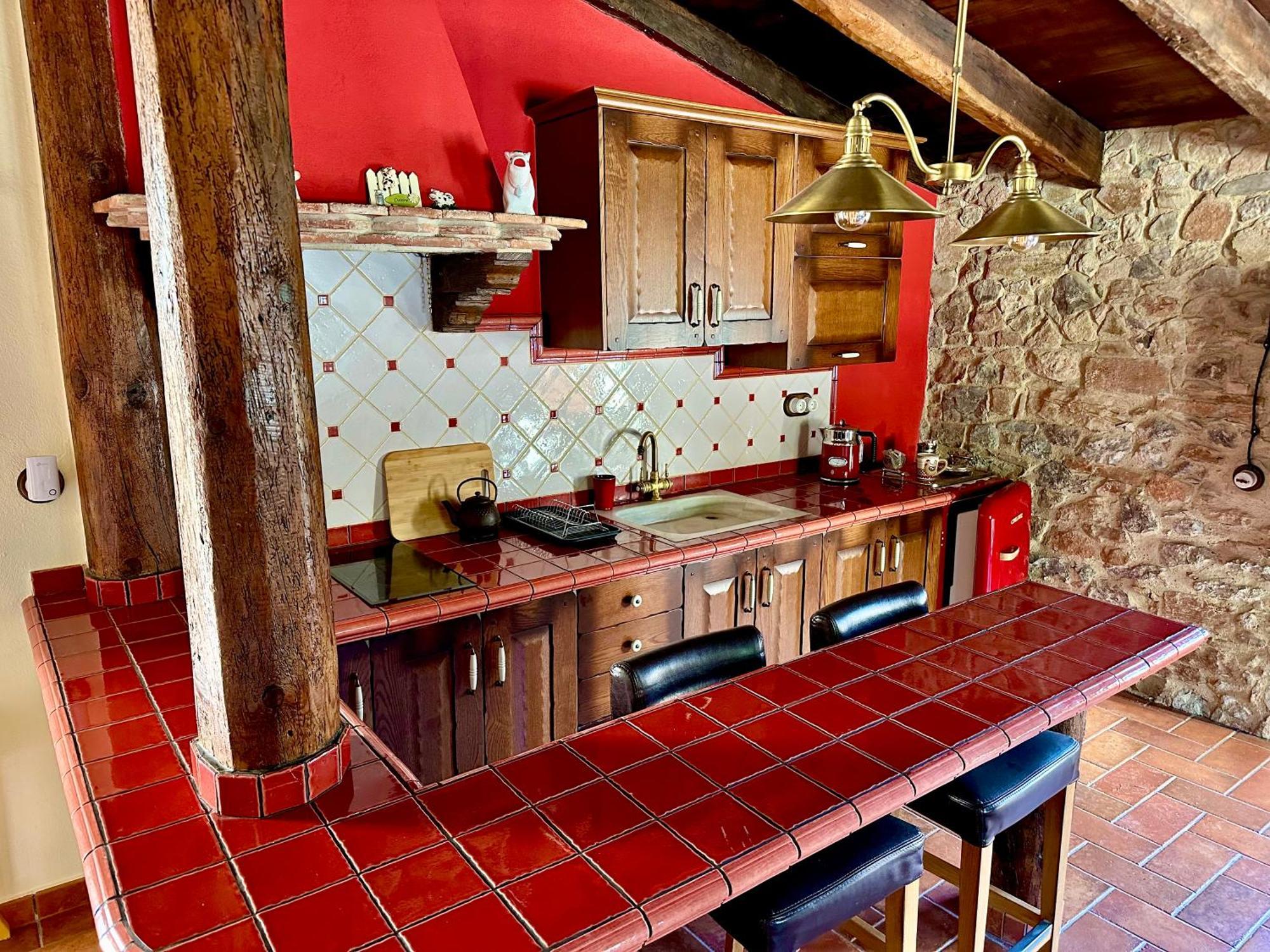 Masia Can Viver - Olive Oil Tourism B&B Bigues I Riells Esterno foto